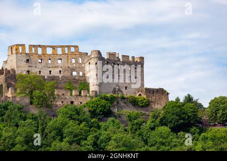 sights along the Rhine River, culturally and historically one of the great rivers of the continent and among the most important arteries of industrial Stock Photo