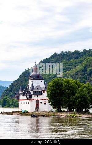 sights along the Rhine River, culturally and historically one of the great rivers of the continent and among the most important arteries of industrial Stock Photo