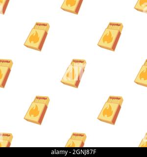 Box matches pattern seamless background texture repeat wallpaper geometric vector Stock Vector