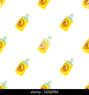 Insecticide spray pattern seamless background texture repeat wallpaper geometric vector Stock Vector