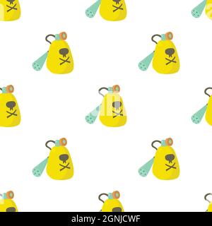 Insecticide device pattern seamless background texture repeat wallpaper geometric vector Stock Vector