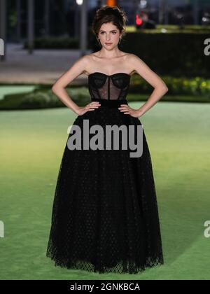 LOS ANGELES, CALIFORNIA, USA - SEPTEMBER 25: Actress Anna Kendrick wearing jewelry by Kwiat arrives at the Academy Museum of Motion Pictures Opening Gala held at the Academy Museum of Motion Pictures on September 25, 2021 in Los Angeles, California, United States. (Photo by Xavier Collin/Image Press Agency/Sipa USA) Stock Photo