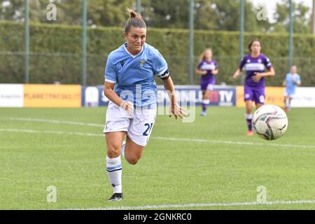 Rome, Italy. 26th Sep, 2021. Gambarotta Margot during the Serie A match between SS Lazio and ACF Fiorentina Femminile at the stadio Mirko Fersini on September 26, 2021 in Formello, Rome, Italy. Credit: Independent Photo Agency/Alamy Live News Stock Photo