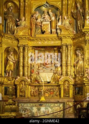 Corpus Christi altarpiece, Palma Cathedral Stock Photo