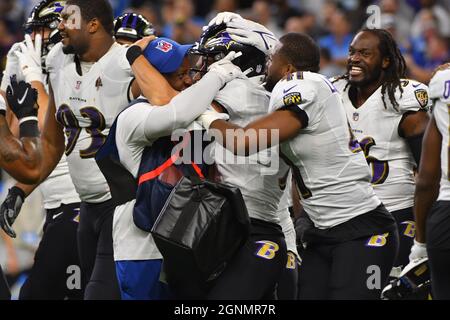 Baltimore Ravens' kicker Justin Tucker converts 66-yard field goal for win,  NFL record