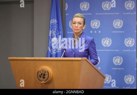 Briefing realizado pela porta-voz do Ministério dos Negócios Estrangeiros  da Rússia, Maria Zakharova, Moscovo, 24 de março de 2022 - The Ministry of  Foreign Affairs of the Russian Federation