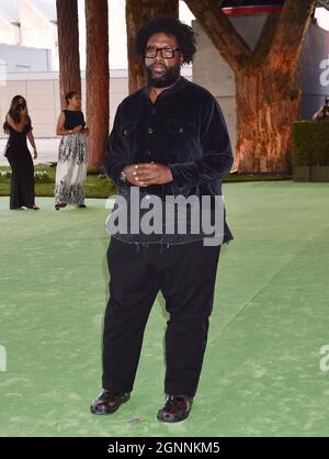 LOS ANGELES, CA - SEPTEMBER 25: Questlove attends The Academy Museum Of Motion Pictures Opening Gala at Academy Museum of Motion Pictures on September Stock Photo