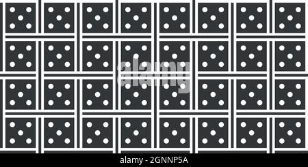 Seamless Abstract Black And White Geometric Background Patterns Vector Art Stock Vector