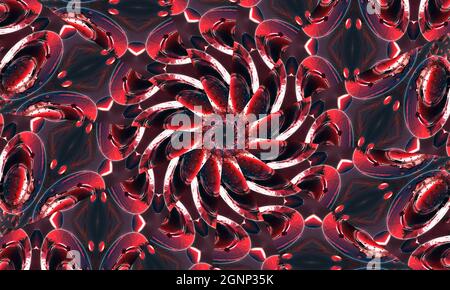 Bloody Dark Brushed Material. Wine Geometric Seamless. Gray Maroon Dyed Dirty Art. Red Modern Ogee Tile. Blood Red Burgundy Watercolor Ink Black Graph Stock Photo