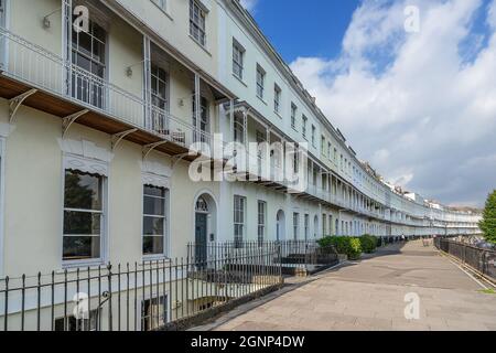 Royal York Cresent in Clifton Village Bristol Stock Photo