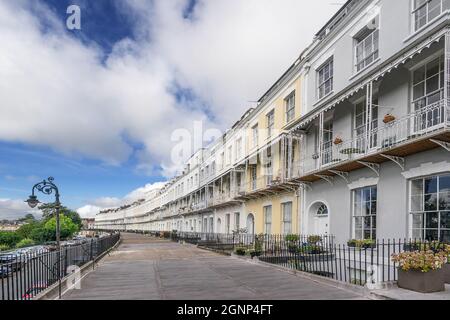 Royal York Cresent in Clifton Village Bristol Stock Photo