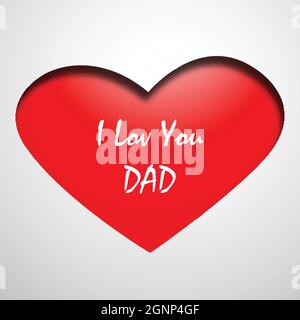 Father's Day Background Stock Vector