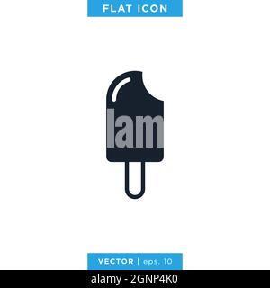 Ice cream icon vector stock design template. Vector eps 10. Stock Vector