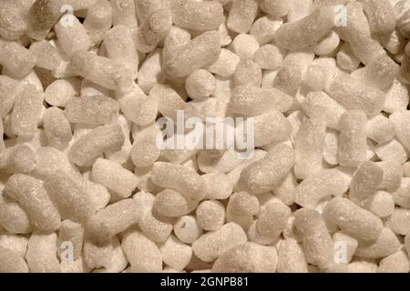 Packing material, chips Stock Photo