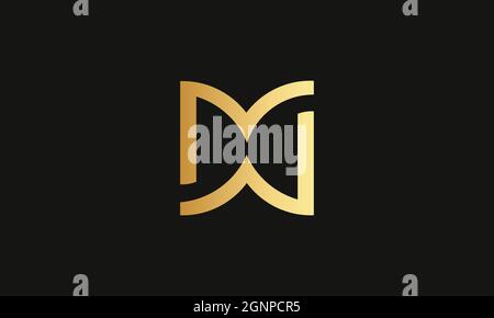 LETTERS DD LOGO DESIGN WITH NEGATIVE SPACE EFFECT FOR ILLUSTRATION USE Stock Vector