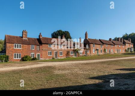 Bucklers Hard, a picturesque village and popular visitor attraction in the New Forest in Hampshire, England, UK, on a sunny September day Stock Photo