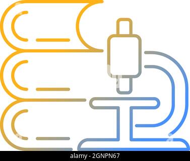 Science gradient linear vector icon Stock Vector