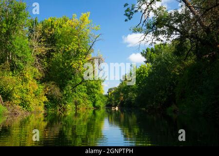 Luckiamute River, Luckiamute Landing State Park, Oregon Stock Photo