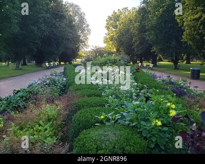 Scenes at Schiller Park, Columbus, Ohio Stock Photo