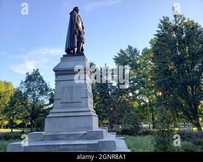 Scenes at Schiller Park, Columbus, Ohio Stock Photo