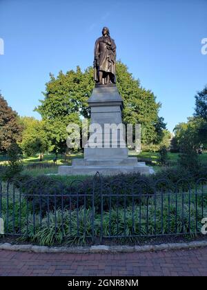 Scenes at Schiller Park, Columbus, Ohio Stock Photo