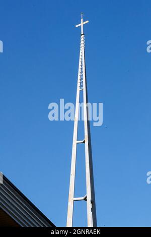 Saint Louis de Novel church.  Annecy. France. Stock Photo