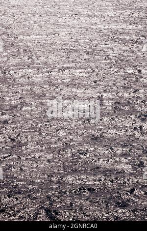 Grey sea waves surface abstract background pattern.  Monterosso al Mare.   Italy. Stock Photo
