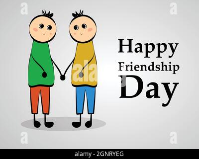 Friendship Day Background Stock Vector