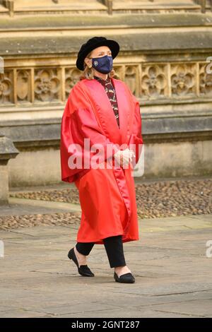 Secretary Hillary Rodham Clinton was amongst 6 revered people to receive honorary degree from Oxford University at the annual Encaenia ceremony Stock Photo