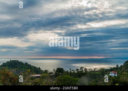 Ocean view near Quepos, Costa Rica Stock Photo