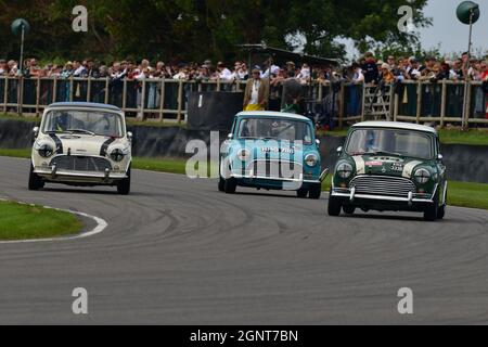 Chris Middlehurst, Romain Dumas, Morris Mini Cooper S, John Whitmore ...