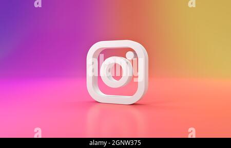 ArtStation - 3D Instagram Logo