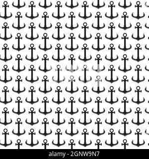 Nautical or marine seamless patterns background, Nautical Pattern Vector Art,icon & Graphics Stock Vector