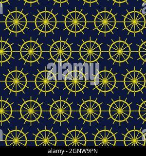 Nautical or marine seamless patterns background, Nautical Pattern Vector Art,icon & Graphics Stock Vector