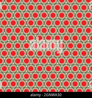Abstract Geometric circle pattern background Stock Vector
