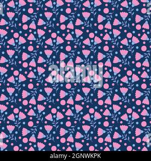 Seamless pattern flower.Floral decorative design.Beautiful fashion print. Stock Vector