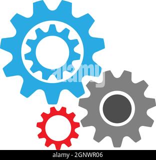Gear Logo Template vector icon illustration Stock Vector
