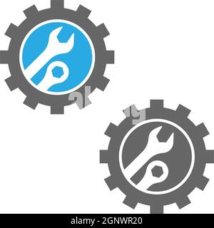 Gear Logo Template vector icon illustration Stock Vector