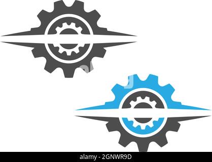 Gear Logo Template vector icon illustration Stock Vector