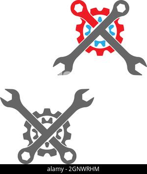 Gear Logo Template vector icon illustration Stock Vector