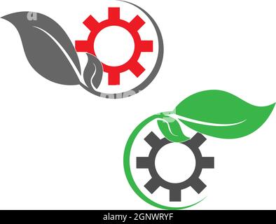 Gear Logo Template vector icon illustration Stock Vector