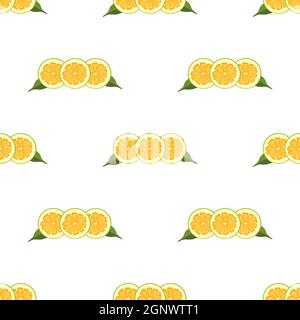 Illustration on theme big colored seamless pomelo Stock Vector