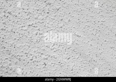 Plaster work on the wall inside or outside the house for background Stock Photo