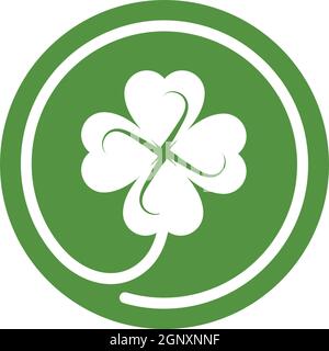 clover leaf vector icon illustration design Stock Vector