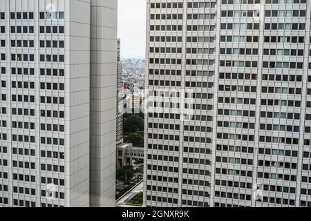 Shinjuku Building group. Shooting Location: Tokyo metropolitan area Stock Photo