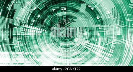 Software Engineering with a Technical Concept Art Stock Photo