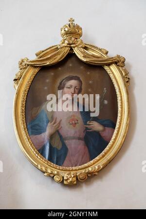 Immaculate Heart of the Virgin Mary, Franciscan Church in Graz, Styria, Austria Stock Photo