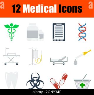 Medical Icon Set Stock Vector