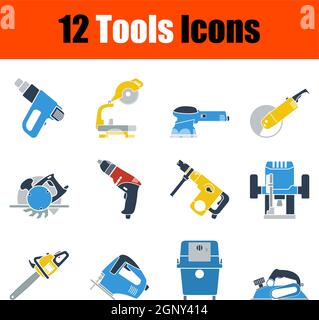 Tools Icon Set Stock Vector