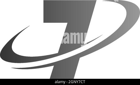 Number combine circle icon logo illustration Stock Vector